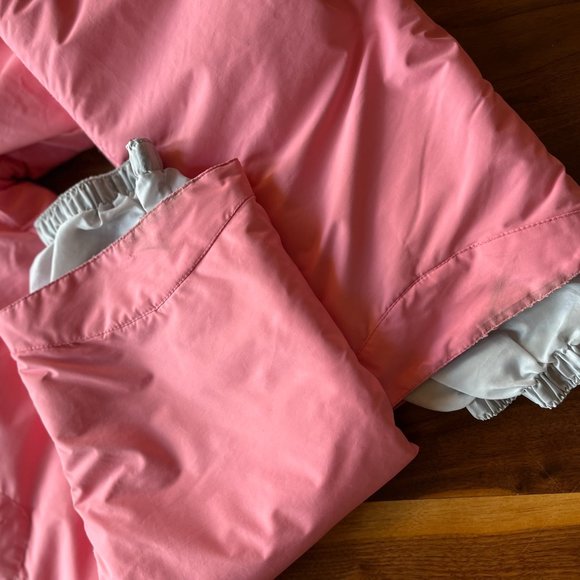 White Sierra Pink Goretex Ski pants  Snow pants Girls Large - Picture 2 of 9